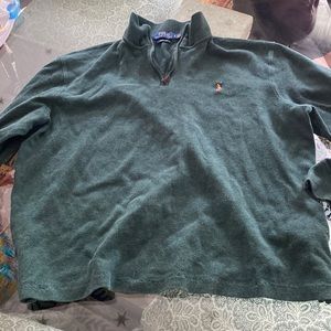 Polo by Ralph Lauren Green Zip Sweater
